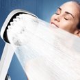 thumbnail image 5 of Handheld Pressurized Showerhead, 4-Gear Adjustable Sailor Style Shower Faucet with Large Output, Self-Cleaning Nozzles Leak-Proof Design, 1.5m Hose Included, 5 of 7