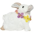 thumbnail image 3 of Northlight 6.5" Sisal Piglet with Floral Lei Spring Figure - White, 3 of 6