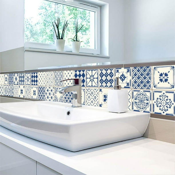 20 piezas azulejos de mosaico pasta cocina baño restaurante adhesivo decoración pegatinas de pared