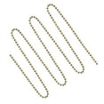 thumbnail image 5 of Uxcell Pull Chain Extension Brass Beaded Chain 40 Inch with 3 Connectors for Light/ Fan Gold Tone, 5 of 5
