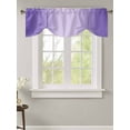 thumbnail image 2 of Fsddascl Purple Ombre Tie Up Valance Curtains for Windows, Kitchen Curtains Window Treatments, Modern Gradient Abstract Art Short Window Shades Valances for Bedroom Bathroom Cafe 42"x18", 2 of 7