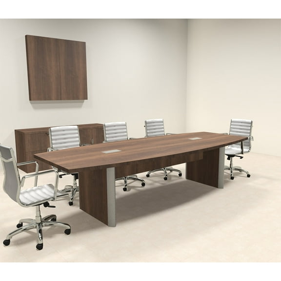 Modern Boat Shaped 10' Feet Conference Table, #OF-CON-CP4