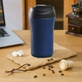 thumbnail image 4 of Fmbmuo Water Bottle Travel Blue Stainless steel with Straw 650ml Insulated, 4 of 5