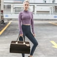 thumbnail image 2 of Bowayaoa Large Capacity Waterproof Gym Bag, Lightweight Travel Duffel for Weekend Getaway, Portable Overnight Bag with Durable Polyester, Multi-functional Storage for Workout and Travel, 2 of 7