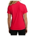 thumbnail image 3 of Yellow Rooster Women's PosiCharge Competitor Polo Shirts True Red L, 3 of 6