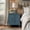 Blue, variant on Carved Wood Nightstand with 3 Drawers, Vintage Scrollwork Embossed Accent Chest, Farmhouse Storage Side End Table for Bedroom Living Room,Blue