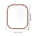 thumbnail image 2 of Smartwatch H Case Sense Protective Case PC + Tempered Glass Anti Drop Slim Transparent Precision Cutouts, 2 of 7