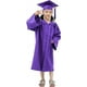 thumbnail image 2 of Vestido infantil preescolar mate de color morado (30) Gorro de graduado y graduación con colgante 2023 para niño y niña 12 colores, 2 of 4