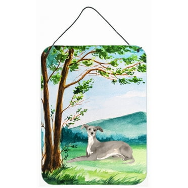 Under the Tree Italian Greyhound Wall or Door Hanging Prints