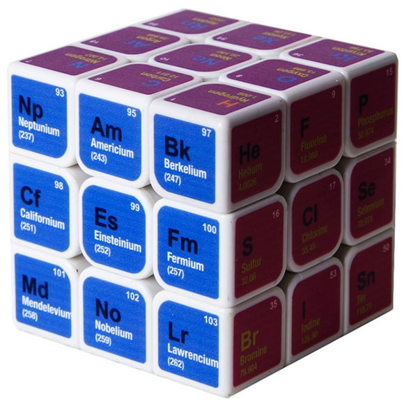 Multifunctional Cube Chemical Element Periodic Table 3rd Order Cube Learning Formula Christmas Birthday Gift