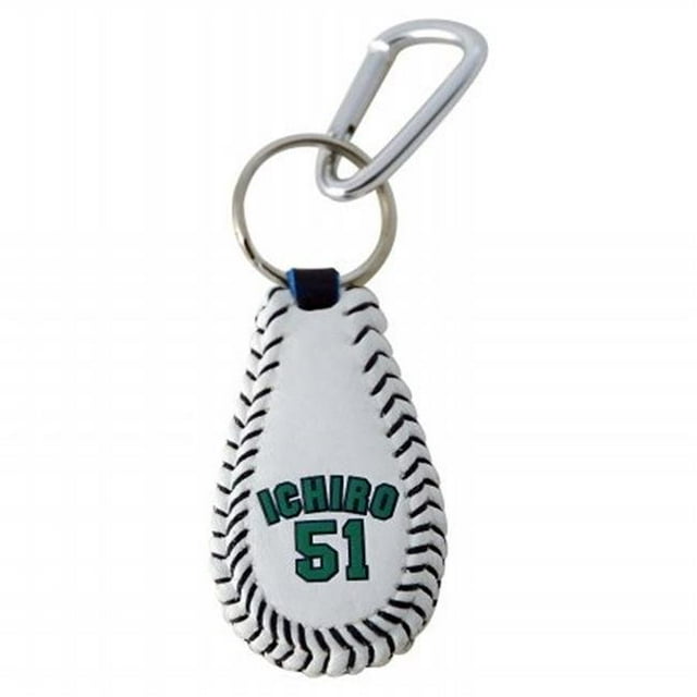 GameWear GWKCBBSEAIS MLB Seattle Mariners Ichiro Suzuki Porte-Clés en Cuir