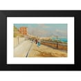thumbnail image 2 of Giuseppe Giardiello 14x11 Black Modern Framed Museum Art Print Titled - Scene Near Naples II, 2 of 5