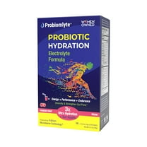 Biom Probiotics Probiomlyte Electrolyte Powder Probiotic Adults Boost Energy Passion Fruit 10 Stick