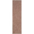 thumbnail image 3 of SAFAVIEH Courtyard Morven Chevron Stripes Indoor/Outdoor Area Rug, 6'7" x 6'7" Round, Red/Beige, 3 of 10