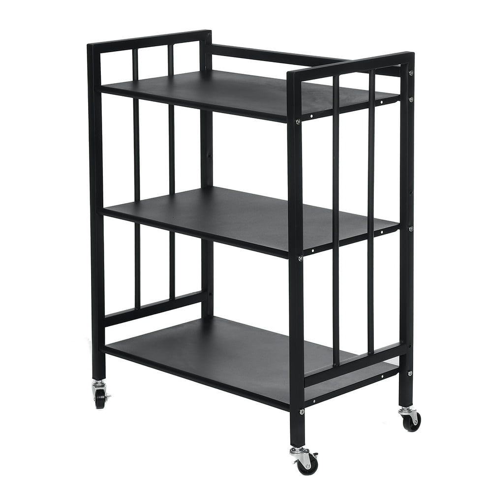 3-Tier Metal Utility Cart, Rolling Storage Carts, Bathroom Craft Supply ...