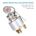 thumbnail image 2 of Ignition Switch, 12v Universal Engine Start Switches With Key Suitable For Motorcycles, Tractors, Cars And Boats Five Foot Tractor Ignition Switch 956, 2 of 5