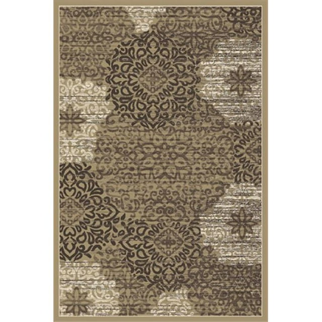 3471-0012-BEIGE Pisa Rectangular Beige Contemporary Turkey Area Rug, 7 ft. 10 in. W x 10 ft. 6 in. H