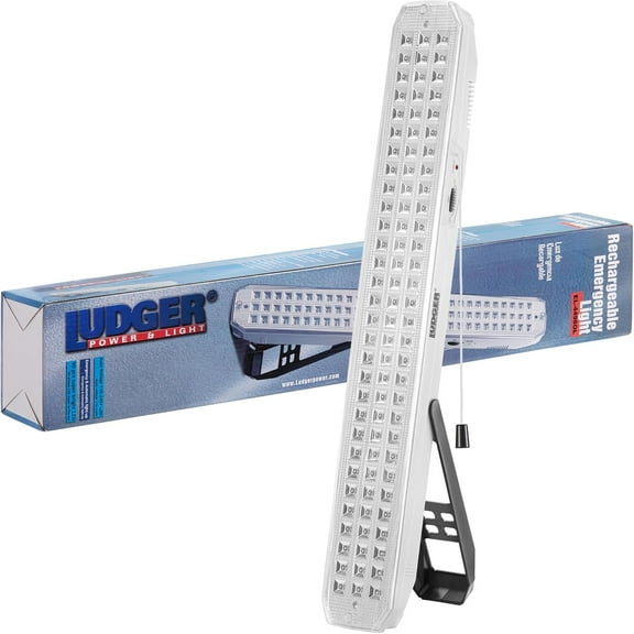 Ludger Rechargeable Emergency Light (EL-4498OL), Rechargeable LED Light Bar, Wall Mounting, Pull Switch