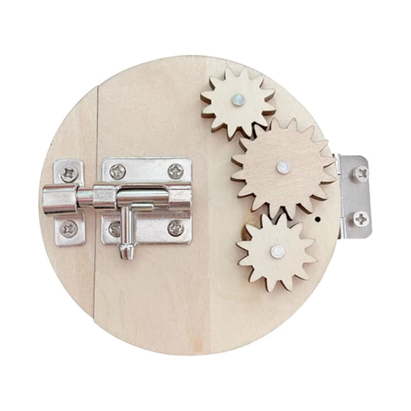 Juegos de mesa de madera para actividades, material didáctico para el aprendizaje de habilidades básicas, juguetes de educación temprana. Engranaje