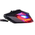 thumbnail image 4 of Tail Light Turn Signal Indicator Tail Warning Light Motorcycle Tail Light With Turn Signal Brake Lamp Fit For  300 250 250R Z250BlueRed Light, 4 of 8