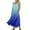 Blue #190, variant on Mohiass 2024 Cotton Linen Sleeveless Plus Size Dresses for Women Tropical Casual Round Neck Sundress with Pockets Red 4XL