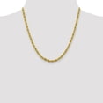 thumbnail image 2 of Primal Gold 14 Karat Yellow Gold 4.25mm Semi-Solid Rope Chain, 2 of 7