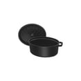 thumbnail image 3 of STAUB La Cocotte Cocotte Ovale en Fonte de 12 L, Noire, 3 of 8
