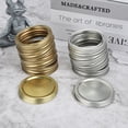 thumbnail image 3 of Stainless Steel Replacement Lids for Mason Jars Canning Preserving Jar Lids for Sprouting Jars Jam Jars, 3 of 8