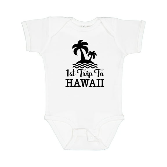 Inktastic First Trip to Hawaii Vacation Boys or Girls Baby Bodysuit