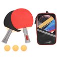 thumbnail image 1 of Beginner Rudimental School Training Shakehand Grip Table Tennis Paddle Ping Pong Balls Set Sports Equipment, 1 of 8