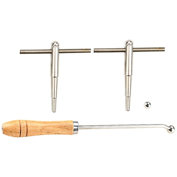 GOOHOCHY Durable Metal Trumpet Truing Tool for Repairing Various Wind Instruments Like Trombone and French Horn