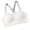 White, variant on Girls Student Bra Padded Yoga Vest Training Bras Youth Developed Comfy Camisole Seamless Yoga Vest
