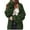 Green, variant on Women's Turtleneck Pullover Sweater Coat with Batwing Sleeves Casual Warm Knit Shirt Jacket for Fall Winter
