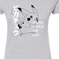 thumbnail image 3 of Pokémon - Pikachu Overlap - Juniors Fitted Graphic T-Shirt, 3 of 5