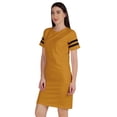thumbnail image 2 of Inkmeso Robe T-Shirt Sportive à Col Rond pour Femmes à Rayures à Manches Courtes d'Été Décontractée Tee - TP-2TG, 2 of 8