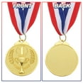 thumbnail image 4 of Uxcell Award Metals, Prize Medals Trophy Winner Medals with Neck Ribbon Multicolor, 4 of 7