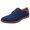 Blue, variant on Mens Fashion Casual Solid Lace Up Oxfords Leather Shoes Male Business Shoes