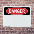 thumbnail image 4 of (2 Pack) Danger Blank Write-On OSHA Danger Sign 14 Inch X 10 Inch Indoor / Outdoor Rust-Free Aluminum Metal Signs for Workplace, Workshop, and Construction Site, Made in the USA, 4 of 8