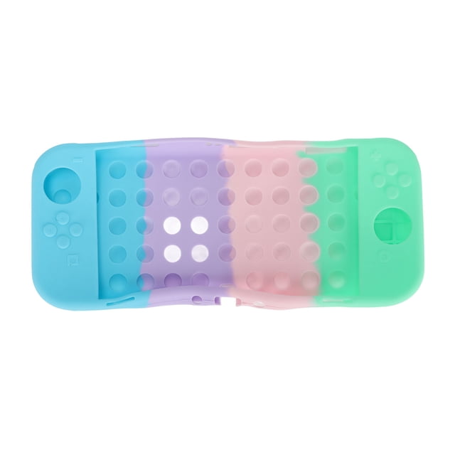 Funda protectora de silicona para consola Switch OLED, resistente a arañazos, color azul, morado, rosa y verde