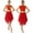 Red, variant on Women's Asymmetrical Color Block Praise Dance Tunic Sleeveless Worship Lyrical Dance Overlay Dress Red S