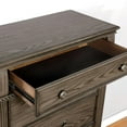 thumbnail image 4 of Furniture of America Charo Traditional Wood 5-Drawer Chest in Gray, 4 of 4