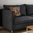 thumbnail image 6 of Carolines Treasures DAC4114PW1414 14 x 14 in. German Shepherd & Santa Claus Throw Pillow, 6 of 6