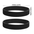 thumbnail image 2 of NICEXMAS 25Pcs Silicone Sports Wristbands Black Flexible Bands for Outdoor Activities, 2 of 7