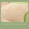 thumbnail image 6 of Sleep Bras for Women! Audhol Cotton Bra for Elderly Women Comfort Fit Sleep Yoga Bras Everyday Bra Tops Summer Underwear Front Close Bras for Women Beige 3XL, 6 of 9