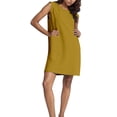 thumbnail image 2 of Tshirt Dress Women Summer Sleeveless Crewneck Loose Fit Lightweight Casual Mini Dresses T Shirt Dresses for Women, 2 of 5