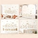 thumbnail image 5 of Pegatinas de Pared con Flores Bohemias, Diseño de Flores Silvestres y Hierbas, para Decoración de Pared de Habitaciones Infantiles, Guarderías y Dormitorios de Niñas., 5 of 5