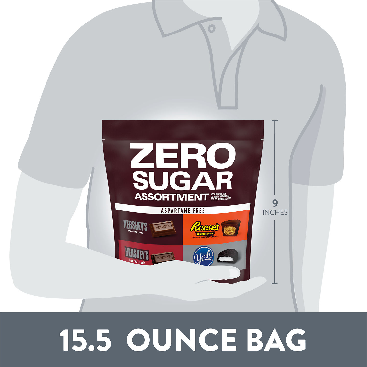 Hershey's Reese's York Zero Sugar Candy Variety 15.5oz photo 7