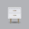 thumbnail image 3 of Origins by Alpine Trixie 20 in. W Wood 2 Drawer Nightstand, 3 of 5