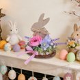 thumbnail image 6 of Wooden Easter Bunny Table Ornaments for Dining Room Table Easter Bunny for Spring Holiday Easter Party Decor Ornament Indoor Outdoor Garden Yard Lawn Decor, 6 of 7