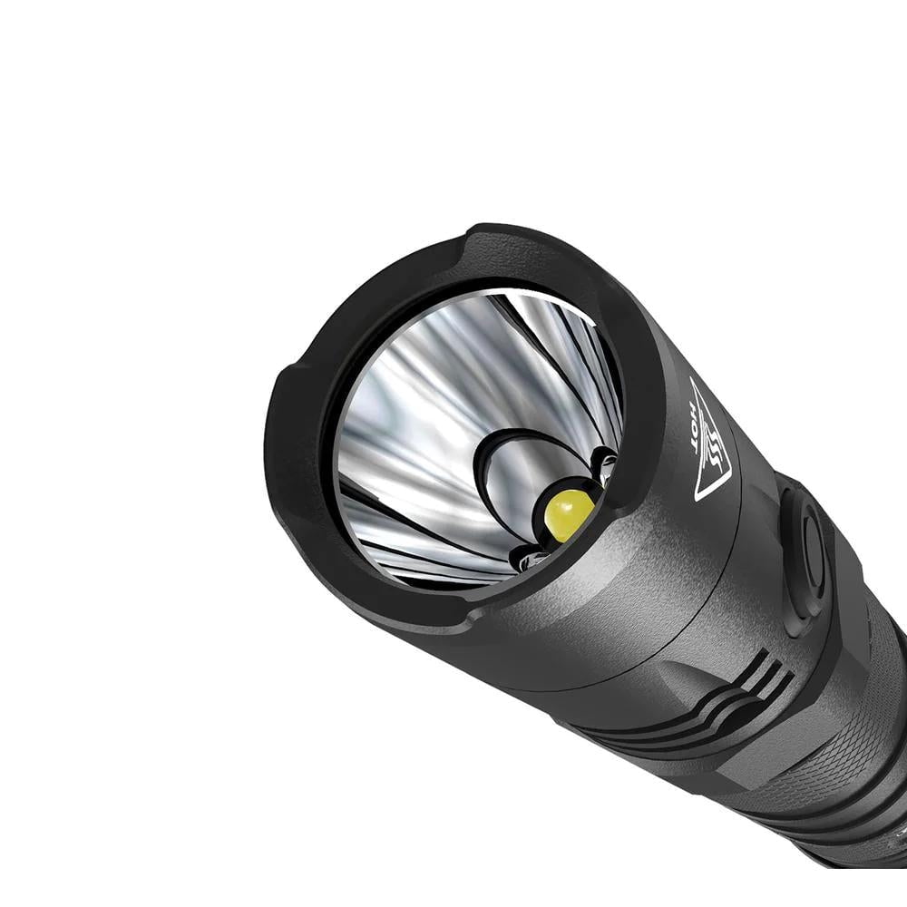 Nitecore MH12 v2 CREE XP-L2 V6 LED USB-C Rechargeable Flashlight w/5000mAh Battery, 21700, White, 1200 Lumens, Black, 6952506405985